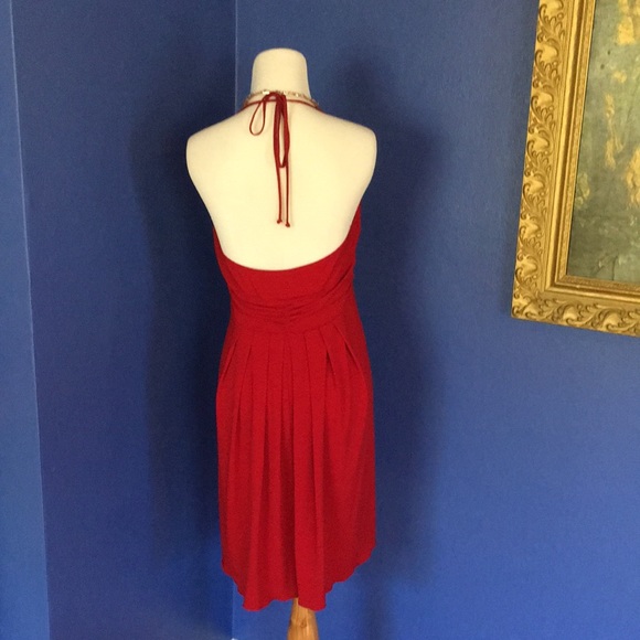 Ruby red cocktail party dress rhinestone jewels Y2K homecoming dance NWT 💃🏻 - Picture 6 of 16